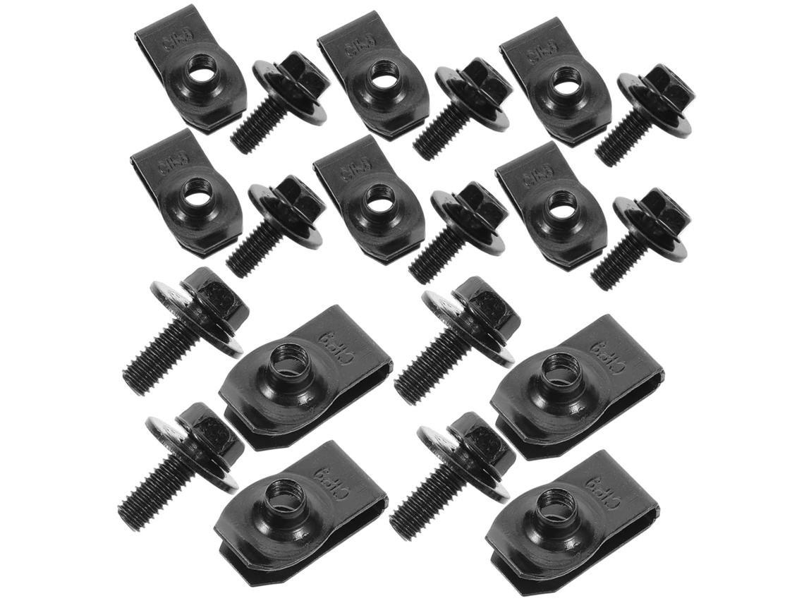 10 Pares De Grampos E Parafusos De Ferro Para Para-brisas
