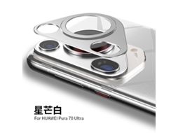 Protetor De Lente, Resistente A Quedas E Arranhões, Adequado Para Uso.adesivo Metálico Huawei Pura70u prateado
