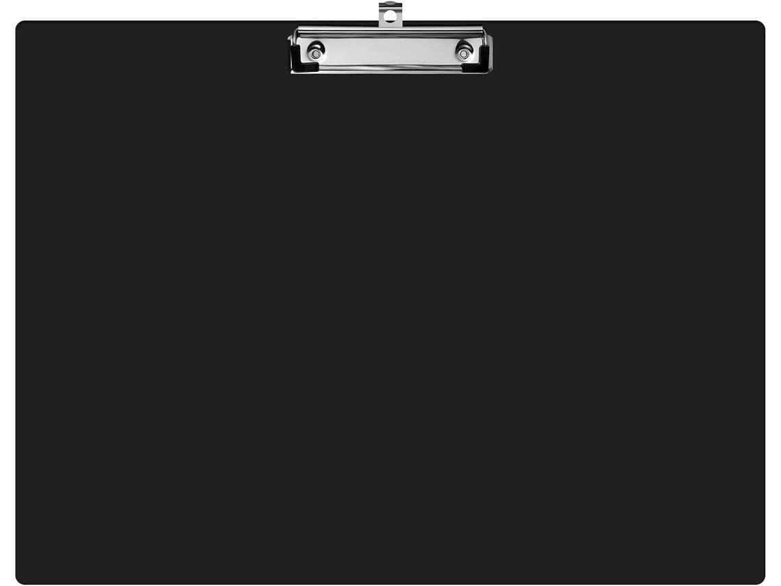 Prancheta Horizontal A3 Leve E Resistente Em Plástico Preto