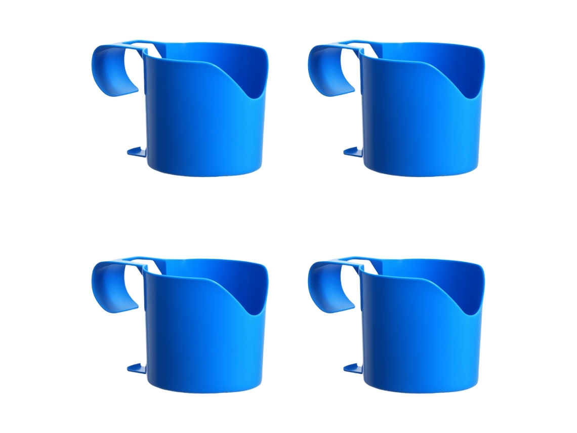 Conjunto De 4 Suportes Para Bebidas De Piscina, Estáveis ​​e Duráveis.