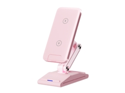 Carregador Carregamento Sem Fio Yizhood Rosa