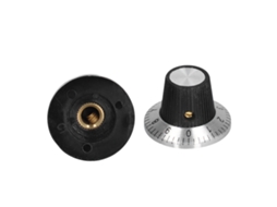 Laxiscreed Botão Potenciômetro De 6mm Com Eixo De Plástico Substituível Para Eletrónica