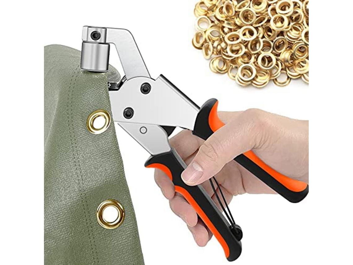 Alicate Para Lona Com Ilhós, Ilhós 300 Diâmetro 10 Mm - Kk- -aquaforge