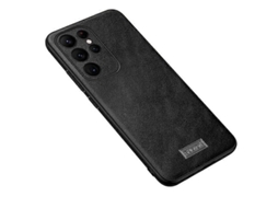 Capa De Celular Sulada À Prova De Choque, Híbrida De Tpu E Couro, Feita À Mão, Para Samsung Galaxy S24 Ultra 5g.