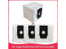 Sacos De Reposição Para Aspirador Pó Robô Rv30 Plus, Rv10 Plus E Rva200. Grande Capacidade. Tuotuo