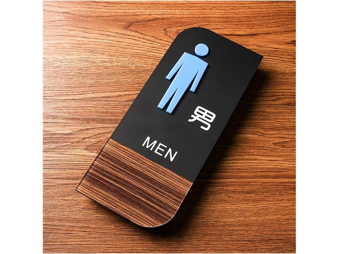 Placa de Banheiro Lavabo para Shopping e Escritório Alta Qualidade S/MARCA