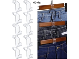 Prendedor Jacaré De Plástico Transparente, Prendedor De Cintura Ajustável, Prendedores Para Calças Jeans, Prendedor De Cintura Multiuso Em Formato De