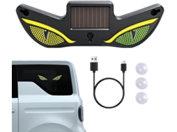 Luz De Advertência Dinâmica Para Os Olhos Alimentada Por Energia Solar
