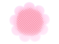 Escova De Banho Para Bebê De Silicone Rosa Com Massagem Limpeza Cabelo Pele Acima De 6 Meses
