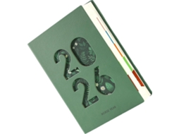 Agenda Anual 2026– Tamanho A5 Em Couro Sintético Para 365 Dias, Diária E Calendário, Planejamento Acadêmico,