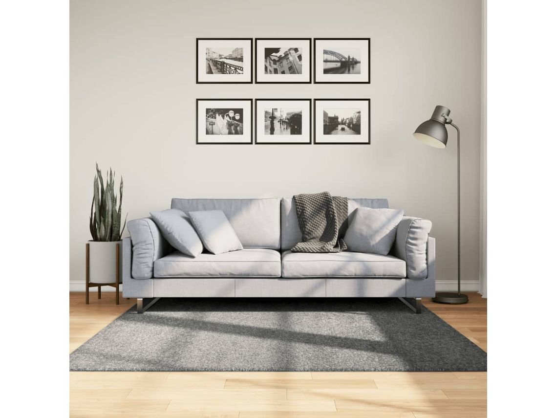 Vidaxl Tapete Shaggy De Pelo Alto Pamplona 160x160 Cm Verde