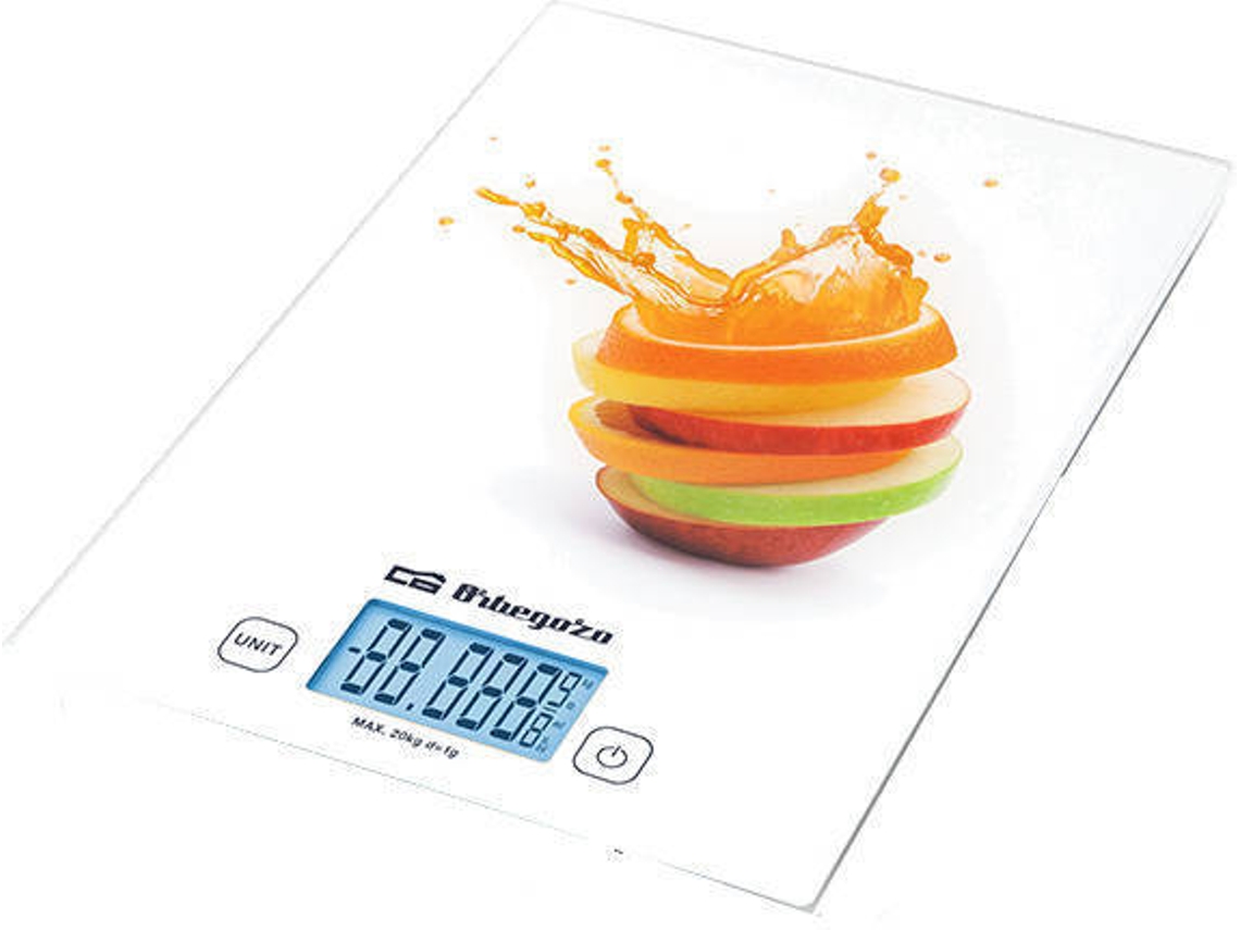 Balança de Cozinha ORBEGOZO PC 2025 (Capacidade: 2 Kg - Precisão: 1 g)