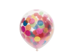 Balões WEFIESTA Papel Confete Cores Sortidas 30 Cm