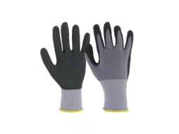 Luva Nylon/Spandex Rev. Nitrilo Mic.Fine CHEMITOOL SAFETY