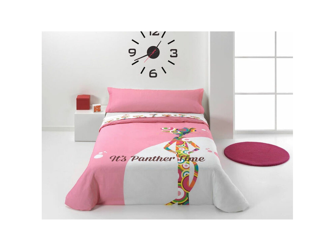 Conjunto de capa de edredom HOSTELINE PINK PANTER Pp (Multicolor)