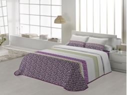 Colcha JVR Lena (Poliéster - Roxo - 180 cm)