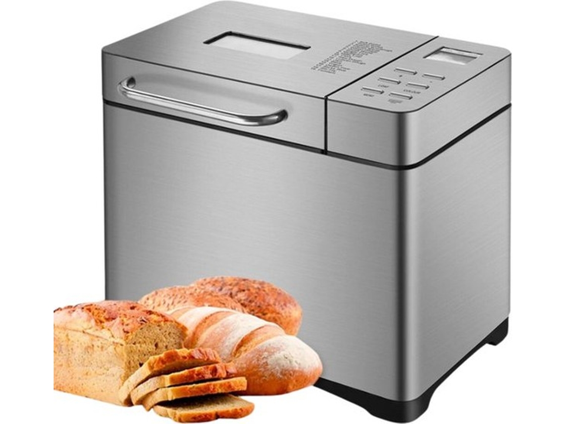 Broodmachine - Metallic - 19 In 1 - Rvs - Automatisch - 650 Watt