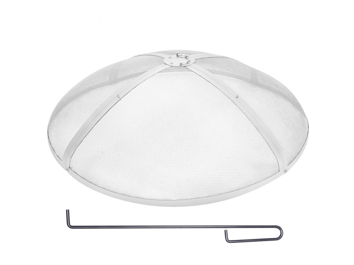 Conjunto De Tampa E Proteção Para Lareira Exterior Em Aço Inoxidável Tekmaquinas