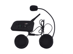 Intercomunicador Bluetooth V6 Para Capacete Mota Atende Chamadas Telefónicas Automáticamente
