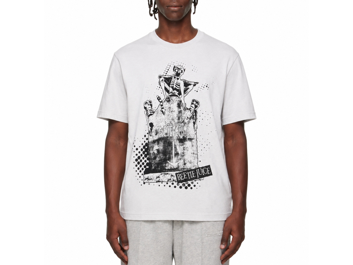 Rockinstone Beetlejuice Here Lies Betelgeuse White T-shirt Size:l
