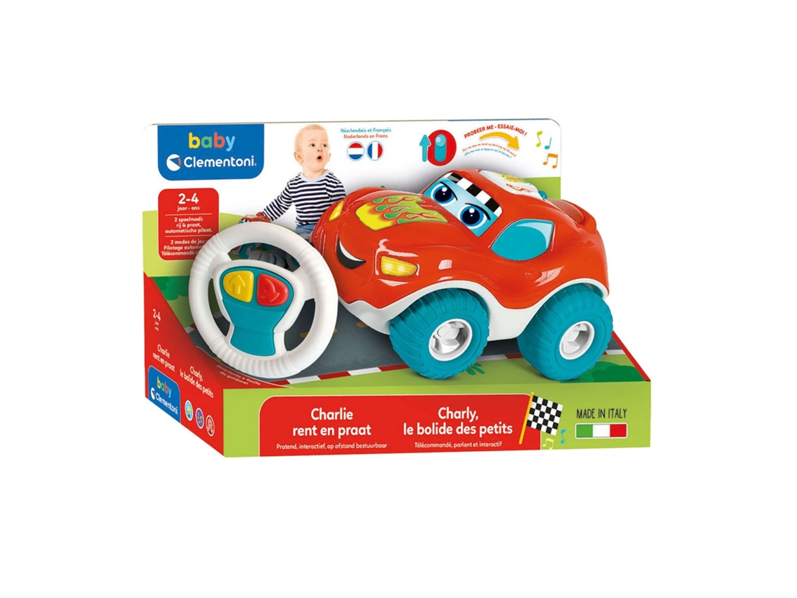 Rc Car Baby Charlie Carrinho De Brinquedo Com Controle Remoto 12 36m Clementoni
