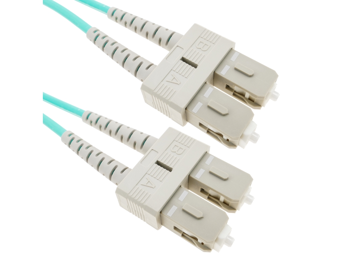 Cabo de Fibra Óptica BEMATIK Om3 Sc para Sc Duplex Multimodo 50/125 3M