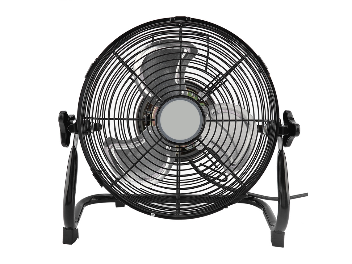 Ventilador de mesa Laxiscreed com ajuste de velocidade e pás potentes para conforto diário.
