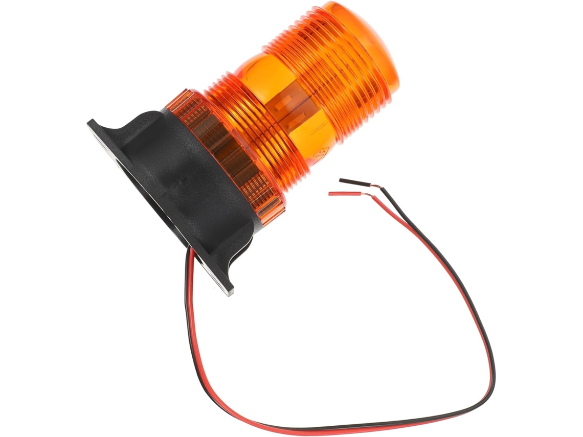 Luz Estroboscópica De Emergência Mikinona 15w Em Metal Pc Para Veículos