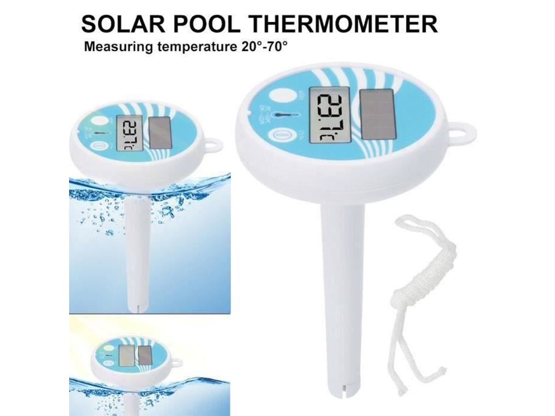 Termômetro digital movido a energia solar Ferramenta precisa de medição de temperatura da água para piscina COSwk36409 S/MARCA