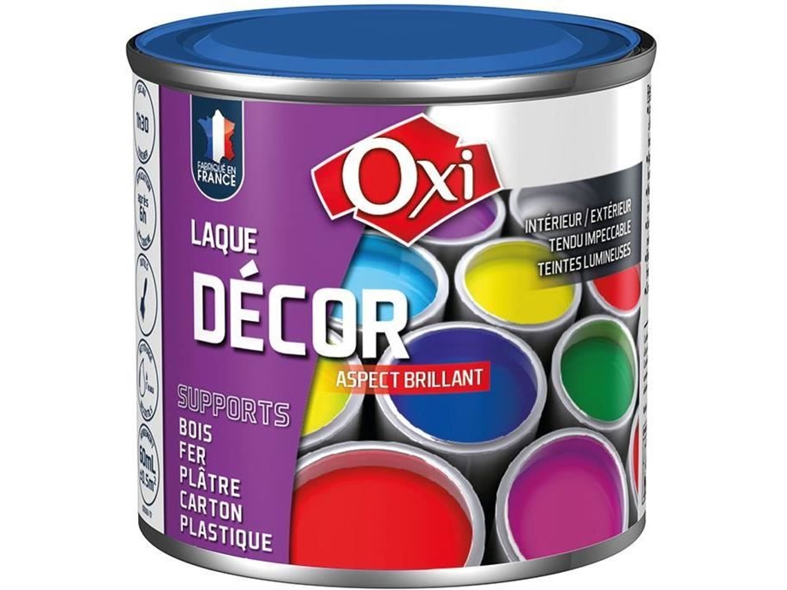 Laque Décor Oxi 60 Ml Azul Turquesa Brilhante Acrílico Multi Suportes