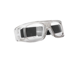 Óculos de Proteção Esportiva ao Ar Livre, para Basquete, Futebol, Golfe, Cinza Transparente S/MARCA