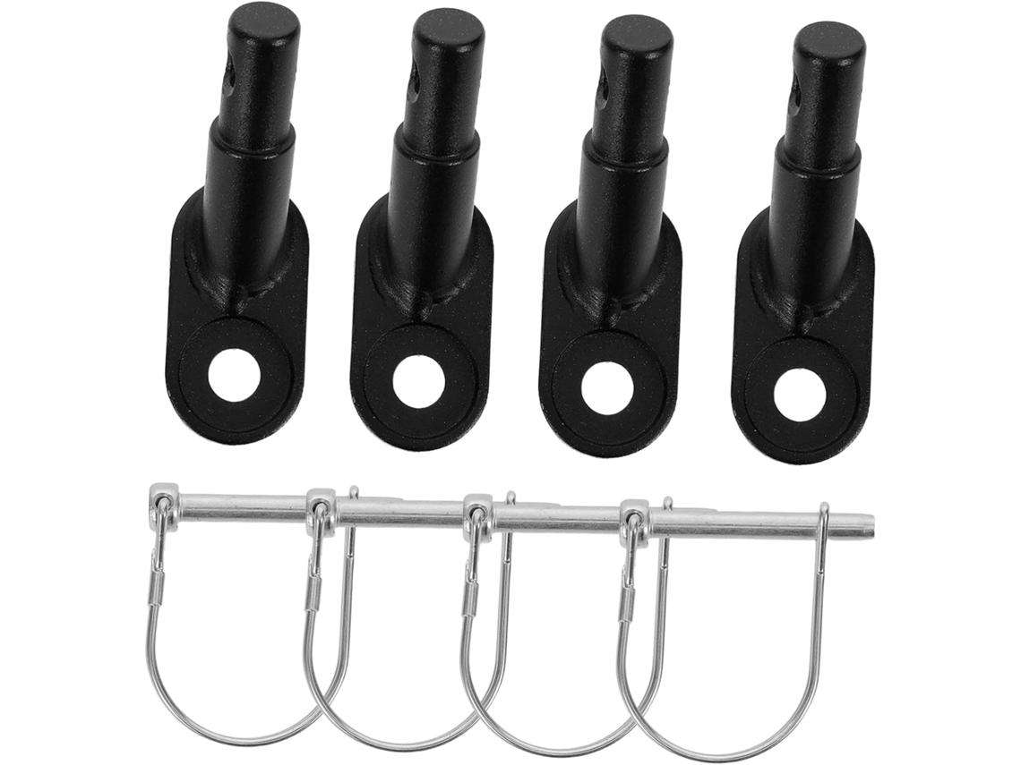 Conjunto De 4 Engates De Ferro Para Reboque De Bicicletas, Adaptadores De Reboque Seguros Com Instal Gokoco