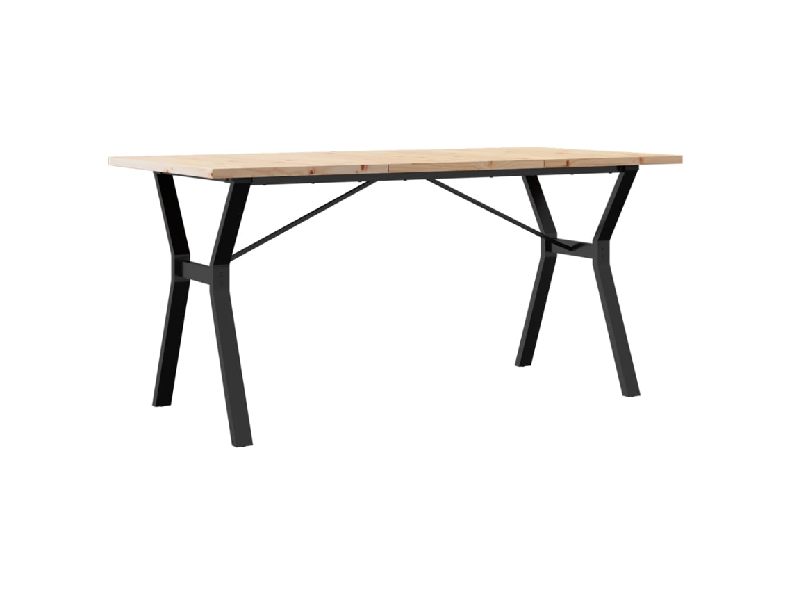 Dining Table, Dining Tables Vidaxl Marrom Madeira De Pinho (160 X 80 X 75.5 Cm)