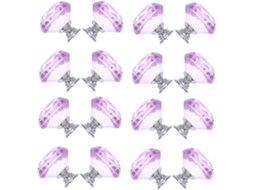 Conjunto De 16 Puxadores Cristal Para Armários E Cômodas