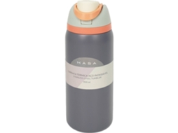 Garrafa Térmica 950ml Cinza E Verde Kasa