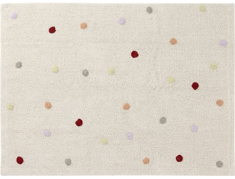 Tapete Infantil HAPPY DECOR KIDS Multi Dots (Bege - Algodão - 160x120 cm)