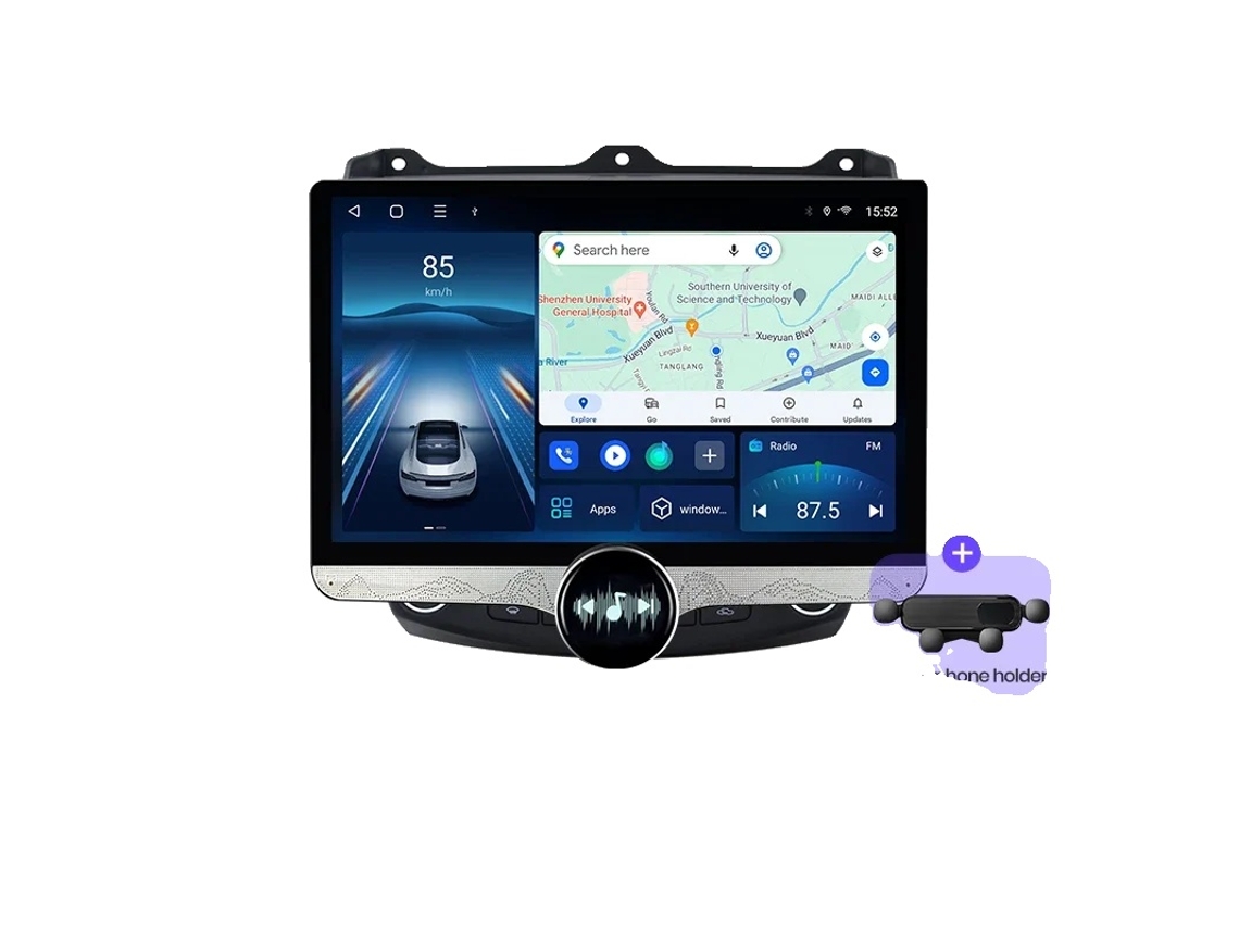 Rádio automotivo, reprodução multimídia, sensível ao toque e com função touch, compatível com Honda Accord 7 (2003-2008), X7 Plus 4+64g 11,5 polegadas