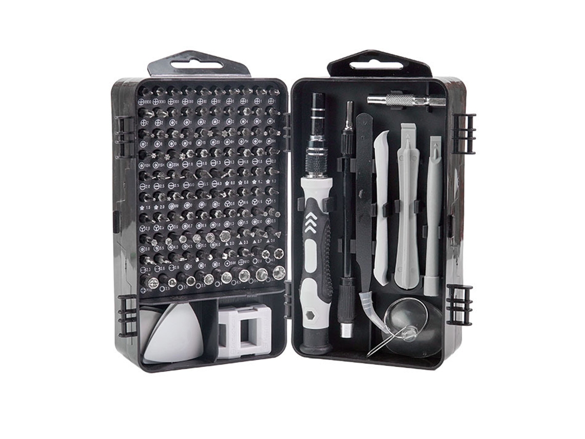 Conjunto De Ferramentas Domésticas 115-em-1 Com 98 Bits Para Reparo De Computador Relógio E Eletrodomésticos