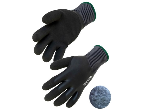 Luvas Singer Safety Nylon Revestido com Látex Dupla Camada Tamanho 08 Lat5708 SF SINGER FRERES
