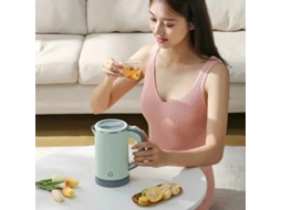 220v 600w de 0,8 l Pequena Bule Doméstica Portátil Bule De Aquecimento Bule Elétrica da Base de dados Separada 304 Material De Aço Inoxidável Trimtide