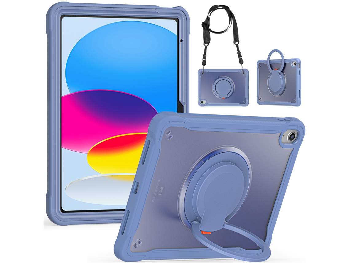 Lurelia Capa Para Ipad Mini 6 2021 E (a17 Pro) Na Cor Cinza Lavanda (versão Com Alça De Ombro) Com Compartimento, Pc, Cinzento, Para Caneta