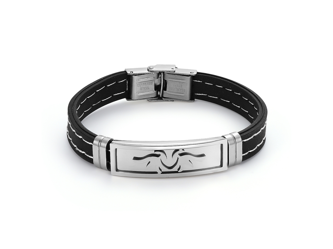 Pulseira De Fecho Com Charme Moda Acessório Unissex