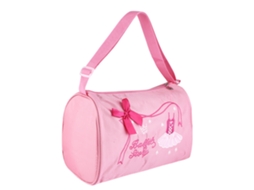 Mochila Infantil para Dança, Balé e Natação, Bolsa de Mão Bordada AQUAFORGE (rosa)