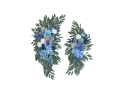 Laxiscreed Arco De Casamento Com Flores Artificiais Para Decoração De Eventos Ao Ar Livre