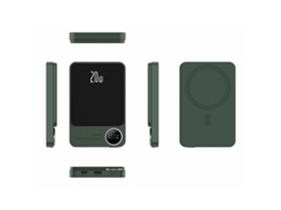 Aetheria power Bank Magnético Sem Fio 10000mah Carregamento Rápido Pd20w Ultra fino com Display Led