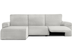 Capa de Chaise Longue Relax Esquerda para Braço Curto EYSA Premium Jaz (360 x 120 x 120 cm - Poliéster e Algodão - Crudo)