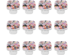 Puxadores E Maçanetas Quadradas Para Armários De Cozinha, Conjunto De 12 Peças, Estampa Abstrata De Bolinhas Coloridas