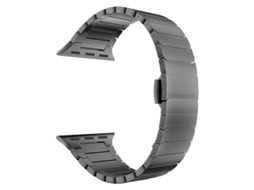 Pulseira compatível de Aço Inoxidável APPLE Watch 42/44/45mm - Preto