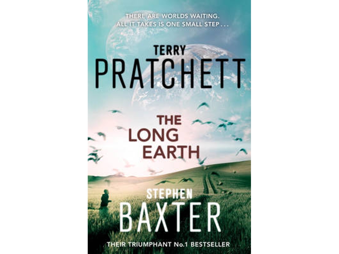 Livro The Long Earth de Terry Pratchett e Stephen Baxter (Inglês)