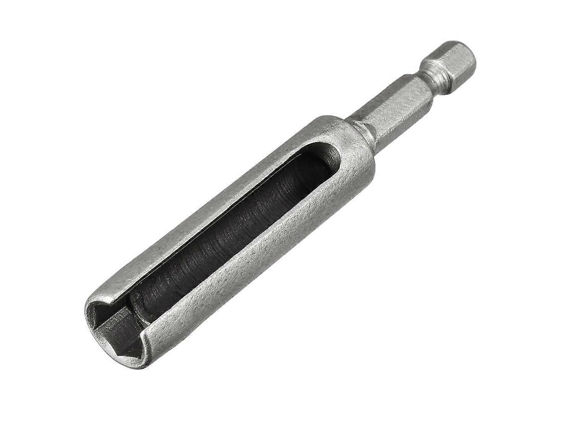 Chave Soquete Para Porcas De 10 Mm, Com Haste Hexagonal 1/4 De Polegada E Ponta De Fenda, 4 Polegadas
